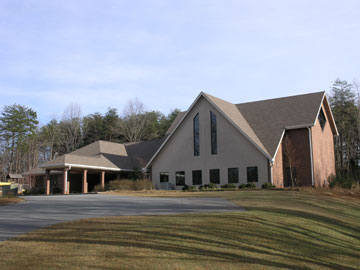 ...the church up in the woods.
